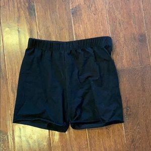 Black shorts